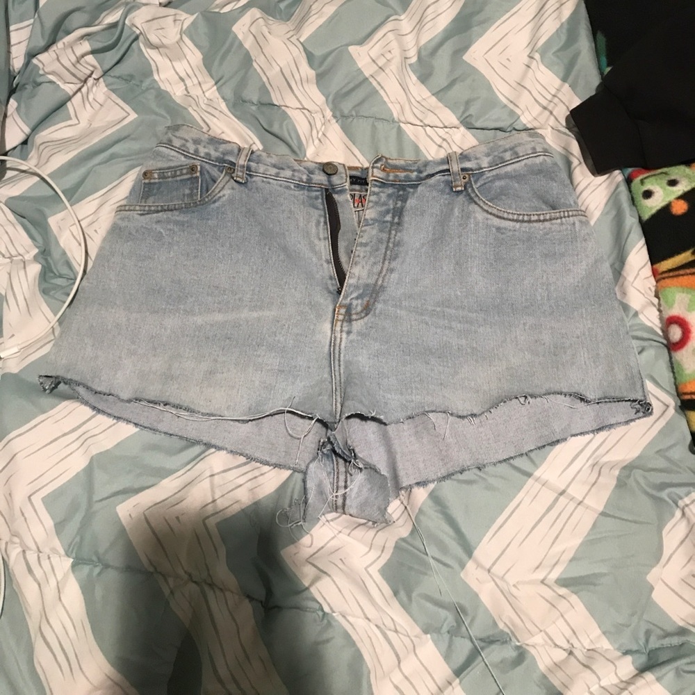 High Waisted Jean Shorts